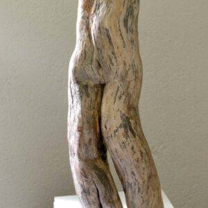 Sculpture en bois brut